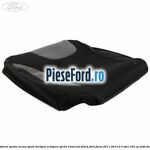 Tapiterie spatar scaun spate dreapta echipare gecko charcoal black Ford Focus 2011-2014 2.0 TDCi 163 cp