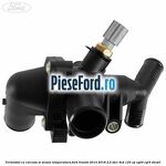 Termostat cu carcasa si senzor temperatura Ford Transit 2014-2018 2.2 TDCi 4x4 125 cp CY24, CYR5 diesel