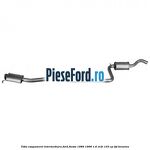 Toba esapament intermediara Ford Fiesta 1989-1996 1.6 XR2i 103 cp LJD benzina