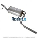 Toba esapament intermediara Ford Focus 1998-2004 1.4 16V 75 cp FXDA, FXDB, FXDC, FXDD benzina