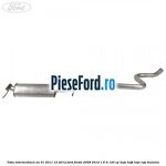 Toba intermediara an 01/2011-12/2012 Ford Fiesta 2008-2012 1.6 Ti 120 cp HXJA, HXJB, HXJE, RVJA benzina