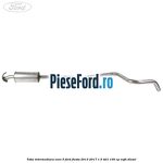Toba intermediara euro 5 Ford Fiesta 2013-2017 1.5 TDCi 100 cp XUJH diesel
