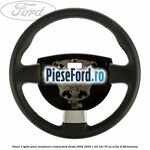 Volan 3 spite piele ornament cromat Ford Fiesta 2002-2005 1.25 16V 70 cp